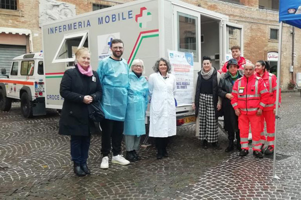 Il Glicobus per la giornata mondiale del diabete, Fabriano 09 Novembre 2022